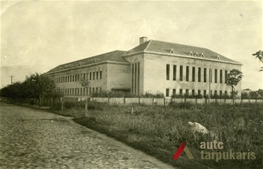 School after the construction. From the history museum of Ukmergė