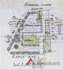 Situacijos planas. KAA, F-218, Ap.1, b.169, l.137