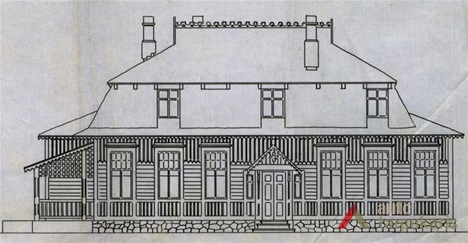 Pagrindinis fasadas. KAA, F-218, Ap.1, b.169, l.137