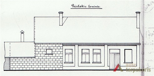 Pagrindinis fasadas. KAA, F.218, Ap.1, b.30, l.25