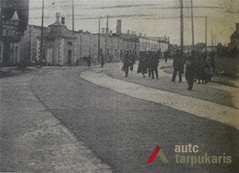 A. Juozapavičiaus pr. rekonstrukcija 1936 m. Nuotr. iš: "Lietuvos aidas", 1936, rugpjūčio 23