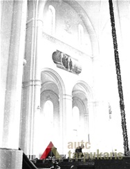 Plungės bažnyčios centrinė nava. KTU ASI archyvo nuotr., ASI, Sk-05738
