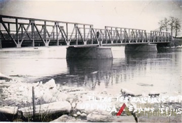 Saločių tiltas 1930 m. Iš H. Kebeikio kolekcijos