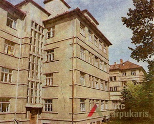 Ligoninės fragmentas sovietmečiu. Iš leidinio "Klaipėda", 1988, p. 84 