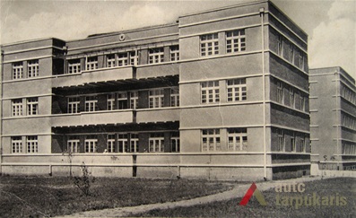 Raudonojo kryžiaus ligoninė tarpukariu. MLIM archyvo nuotr.