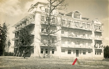 Raudonojo Kryžiaus sanatorija A. Panemunėje, 1933 m. A. Burkaus rinkinio nuotr.