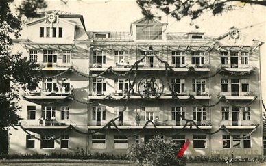Raudonojo Kryžiaus sanatorija A. Panemunėje, 1934 m. A. Burkaus rinkinio nuotr.