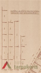 Vytauto Didžiojo gimnazijos aukštų aukščio palyginimas. LCVA, f. 1622, ap. 4, b. 313, l. 5