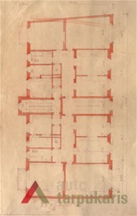 II, III ir IV a. planai, 1934 m. projektas. KAA, f. 218, ap. 2, b. 1069, l. 2. 