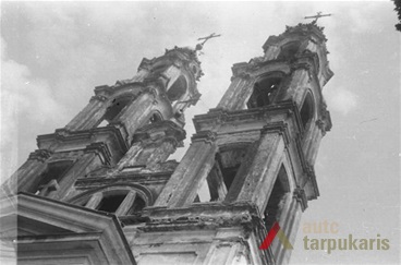 Ašmenos bažnyčia sovietmečiu. Nuotr. aut. ir data nežinomi, KTU ASI archyvas, Sk-00072
