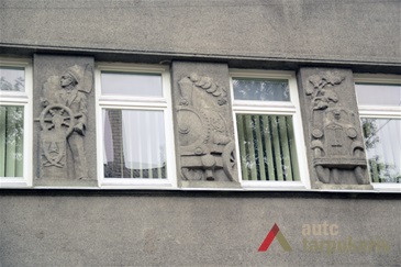 Fragment of facade decoration. 2014, V. Petrulis photo