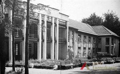 KTU ASI Birštono kurorto pirmoji sanatorija. Foto. J.Kiškio, 1957.