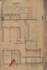 1938 m. remonto projektas. KAA, f. 218,ap. 2, b. 4158, l. 39