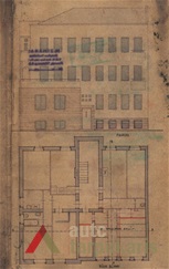1938 m. remonto projektas. KAA, f. 218,ap. 2, b. 4158, l. 39
