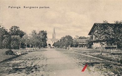 Palanga, Kurhaus park. From P. Kaminskas private collection.