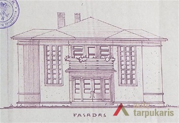 Fragment of projec. From Lithuanian Central State Archives