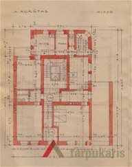 1932-09-28 projektas, 1 a. planas. KAA, f. 218, ap. 2, b. 6311, l. 2