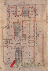 1932-10-25 projektas, 1 a. planas. KAA, f. 218, ap. 2, b. 6311, l. 7