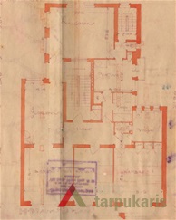1933-04-12 projektas, 2, 3, 4 ir 5 a. planas. KAA, f. 218, ap. 2, b. 6311, l. 29