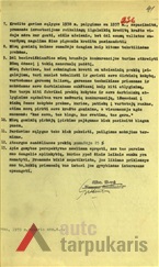 Apie fabriką "Kauno audiniai". KAA, F-4, ap. 1, b. 27, l. 41. 