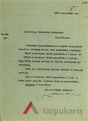 Apie fabriką "Kauno audiniai". KAA, F-4, ap. 1, b. 27, l. 132.