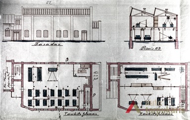 Fabriko "Pluoštas" projektas, 1934 m.