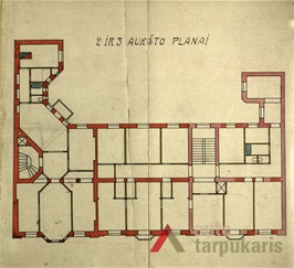 Laisvės al 70 projektas, II ir III a. planai, 1924 m. KAA, f. 218, ap. 1, b. 148.