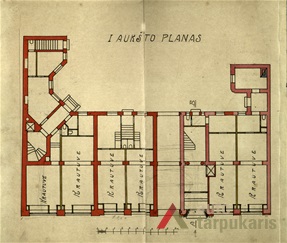 Laisvės al 70 projektas, I a. planas, 1924 m. KAA, f. 218, ap. 1, b. 148.