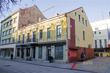 Laisvės al. 56 veikė Uršulės Gervinienės skrybėlių dirbtuvė. 2014 m. P. T. Laurinaičio nuotr.