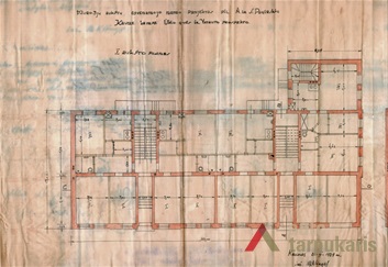 Ground floor plan. From Kaunas County Archives