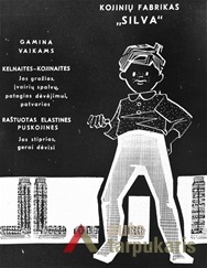 “Silva” factory advertisement. From journal: „Liaudies ūkis“, 1966, no. 12.