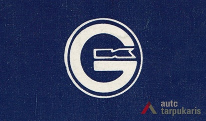 Logo. From soviet time leaflet of K. Giedrys name association for fur production.
