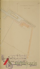 Site, project, 1937. From Lithuanian central state archive.