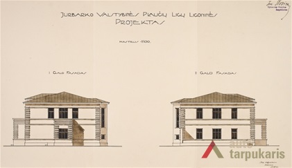 Project for the reconstruction of the hospital, 1931. From the Lithuanian central state archive