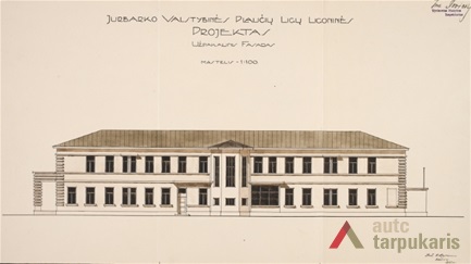 Project for the reconstruction of the hospital, 1931. From the Lithuanian central state archive