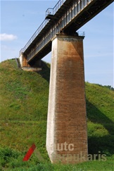 Railway bridge in Kūlupėnai. Photo by V. Petrulis, 2018