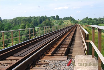 Railway bridge in Kūlupėnai. Photo by V. Petrulis, 2018