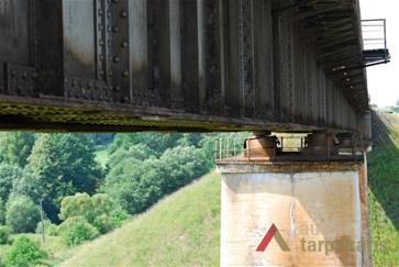 Railway bridge in Kūlupėnai. Photo by V. Petrulis, 2018