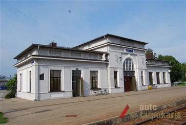 Railway station in Plungė. Photo by V. Petrulis, 2018