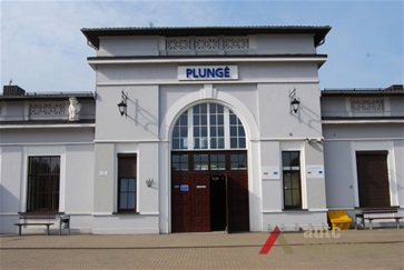 Railway station in Plungė. Photo by V. Petrulis, 2018