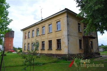 Recreation house for the railway workers in Obeliai. Photo by V. Petrulis, 2018 