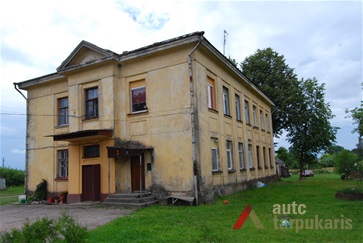 Recreation house for the railway workers in Obeliai. Photo by V. Petrulis, 2018 