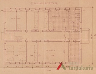 Project, 1930. From the Lithuanian central state archive