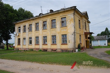 Recreation house for the railway workers in Obeliai. Photo by V. Petrulis, 2018 