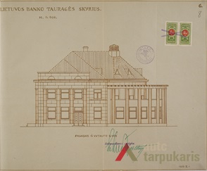 Project, 1935. From Lithuanian central state archives