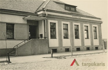 Post office during interwar period. From Zarasai Area museum