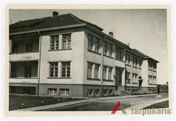 Pietryčių šoninis fasadas, nežinomo autoriaus nuotr., Kėdainių krašto muziejus, 1938 m. 