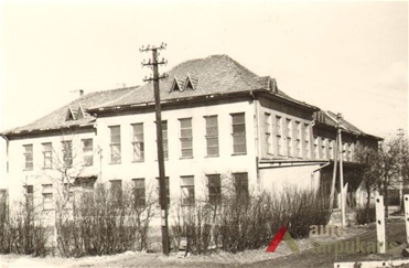 The eight-year school in Palemonas. Photo by P. Juozapavičius, 1972, Lithuanian Education History museum