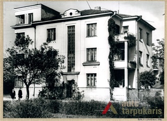 House in 1956, photo by S. Lukošius, KTU ASI archive