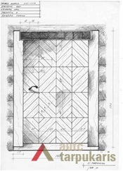 Durys. LLBM archyvo brėž., 779-54